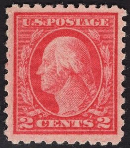 US #425 2c Rose Red Washington Type I MINT NH SCV $5