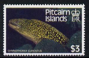 Pitcairn Islands 1988 Fish $3 with wmk s/ways inverted SG...