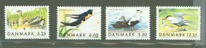 Denmark #1163-1166  Single (Complete Set) (Fauna) (Flora)