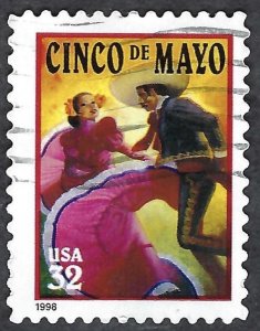 United States #3203 32¢ Cinco de Mayo. Used.