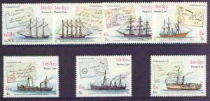 Laos 1987 Capex '87 Stamp Exhibition - Ships & Covers...