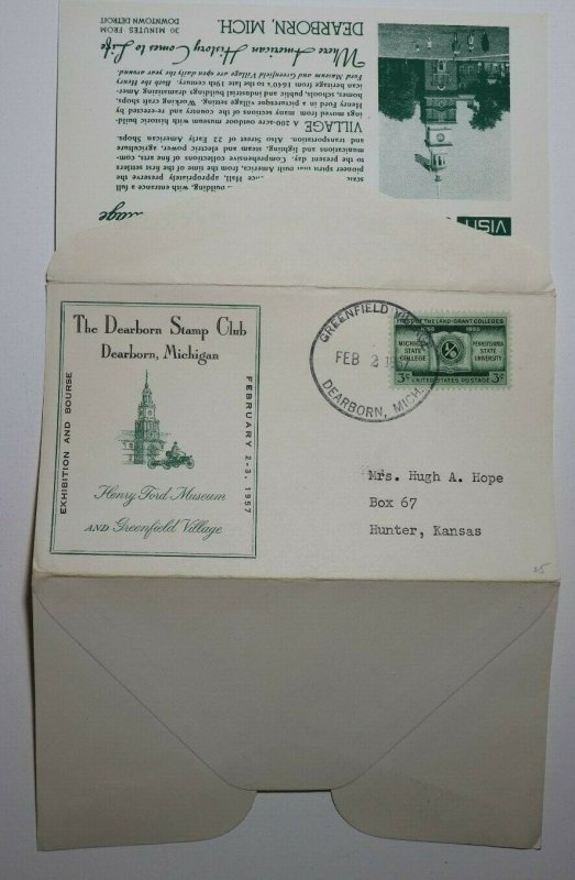 Ford Motor & Dearborn Stamp Club MI Philatelic Expo Cachet Covers Lot 5