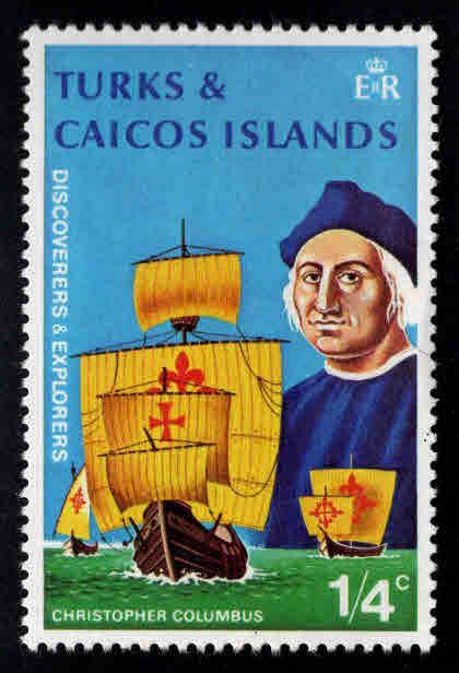Turks and Caicos Islands Scott 253 MNH** Colombus ships stamp