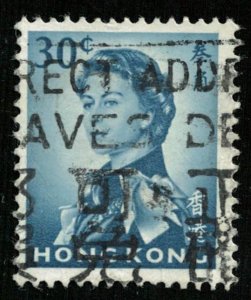 1962, Queen Elizabeth II, Hong Kong, 30c (4287-T)