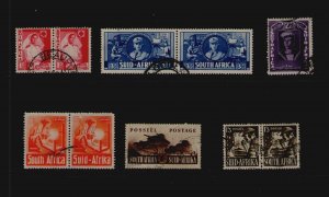 South Africa 1941 Sc 82,84-5,87-9 FU