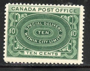 Canada # E1, MInt Never Hinge.