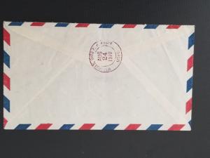 1968 Guatemala Mansfield Ohio Certified Multi Franking Air Mail Business Cover