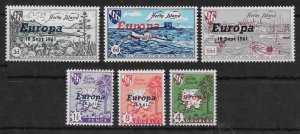 Great Britain Herm Island 1961 Europa overprint  MNH