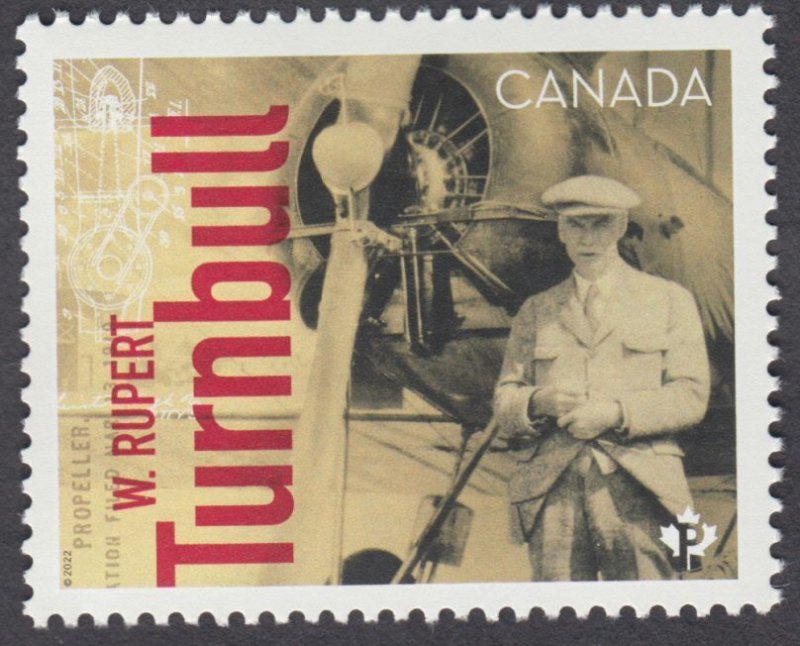 Canada - #3355e Canadians In Flight From Stamp Pane (2022)  - MNH