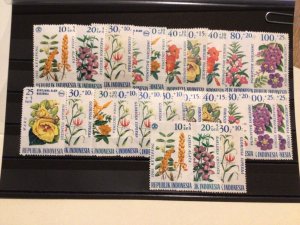 Indonesia  Republic used Flowers stamps for collecting A9946