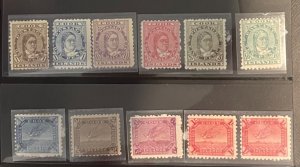 Cook Island, 1898-1900, SC 15-25 & 24a, MLH, VF