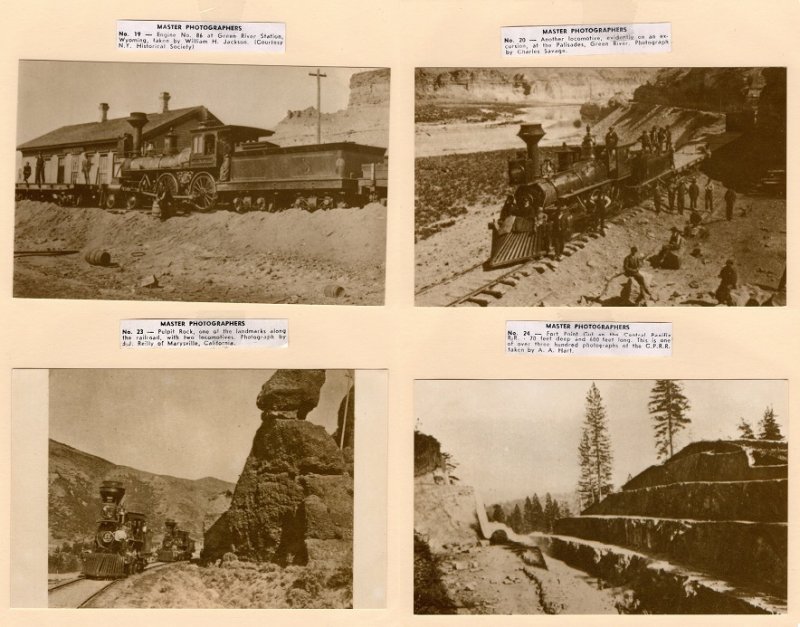 Master Photographers Lightfoot Collection Railroad postcard SET OF 50 unused