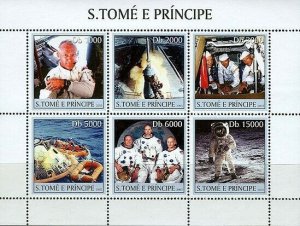 S. TOME & PRINCIPE 2003 - Spacemen 6v. Scott Code: 1532
