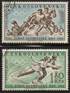 Czechoslovakia Sc #965-966 Used