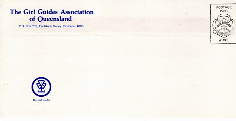 Australia 1985 Girl Gides Preprinted envelope