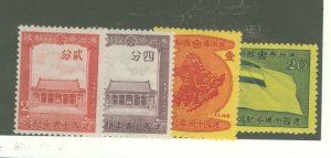 Manchukuo #142-145  Single (Complete Set)