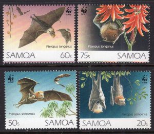 Samoa 827-830 Bats MNH VF