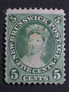 NEW BRUNSWICK STAMP-1860-SC#8 QUEENS VICTORIA - MINT STAMP VERY OLD, VERY FINE