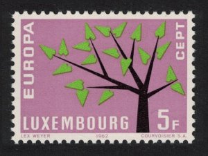 Luxembourg Stylised tree Europa 5f. 1962 MNH SG#708 MI#658