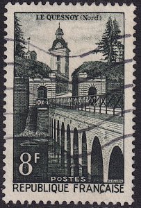France - 1957 - Scott #831 - used - Le Quesnoy