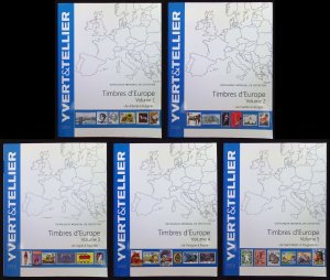 Yvert et Tellier - Timbres d'Europe Volumes 1-5 (2014-2016)