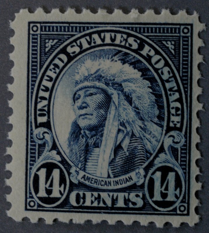 United States #565 14 Cent American Indian MNH