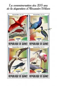 [250 29]- YEAR 2018 - GUINEA  - BIRDS     4V   complet set  MNH/**