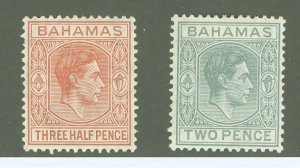 Bahamas #102-103 Unused Multiple