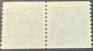 U.S. # O136-MINT/HINGED--COIL PAIR--OFFICIAL---1985