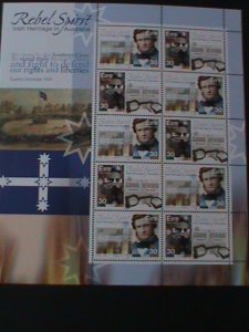 ​IRELAND 2001-SC#1306a- IRISH HERITAGE IN AUSTRALIA- MNH-FULL SHEET-VERY FINE