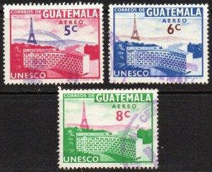 Guatemala SC #C244-C246 Used