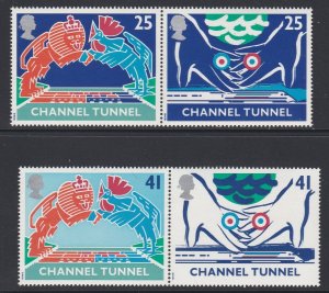 1558-61 1994 Opening of the Channel Tunnel MNH