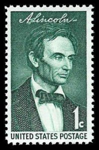 PCBstamps   US #1113 1c Beardless Lincoln, MNH, (35)