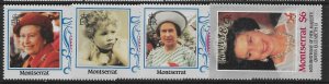 MONTSERRAT SG677/80 1986 QUEEN'S 60th BIRTHDAY SET MNH