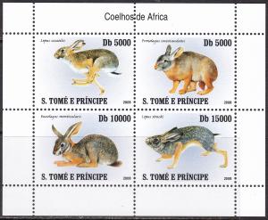 Sao Tome and Principe, Fauna, Animals MNH / 2007