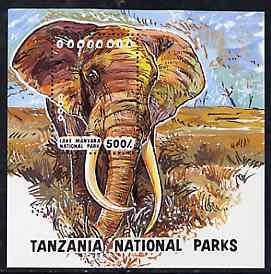 TANZANIA - 1993 - National Parks, Elephants - Perf Min Sheet - Mint Never Hinged
