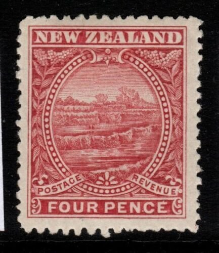 NEW ZEALAND SG252a 1898 4d LAKE-ROSE MTD MINT 