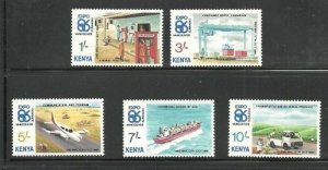 Album Treasures Kenya  Scott # 375-379  EXPO '86 Mint VLH