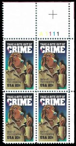 PCBstamps   US #2102 PB 80c(4x20c)Crime Prevention, MNH, (PB-2a)