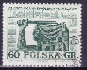 Poland, 1965, Warsaw Liberation, Mi#1561, used