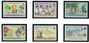 British Virgin Is 897-902 MNH 1998 Anniversaries and Events (ak2299)