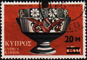 Cyprus. 1973 20m on 15m S.G.410 Fine Used