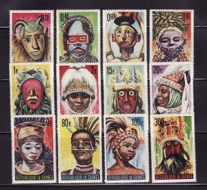 Guinea 361-371, C68 Set MNH Masks