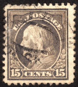 1917, US 15c, Franklin, Used, Sc 514