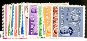 1950 Mauritius Sc.#235-49 mnh** ( 772 BCX2 )