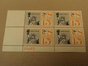 USPS Scott C58 15c Liberty For All 1959 Statue of Liberty...