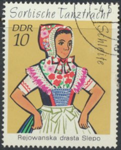 German Democratic Republic  SC# 1294  CTO  Dance Costumes see  details and sc...