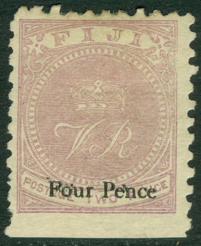 FIJI : 1883. Scott #48 Very Fine, Mint Original Gum Hinged. Catalog $100.00.