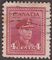 Canada 254 King George VI WWII War 1943