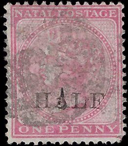 VEGAS -1877 Natal, Sc# 60 - 1/2 On Top Of Half, No Used Scott Listed